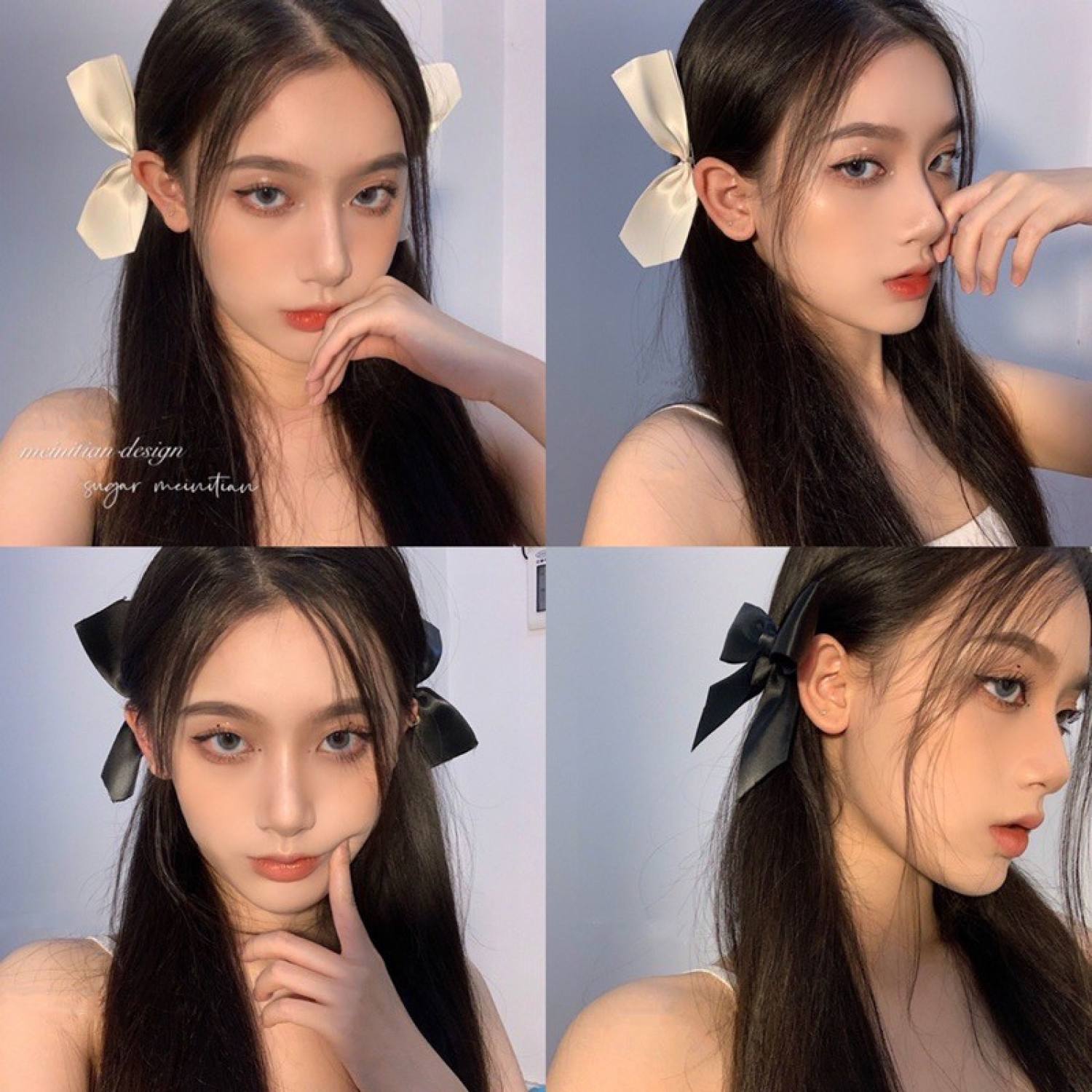 Kẹp tóc nơ Jisoo