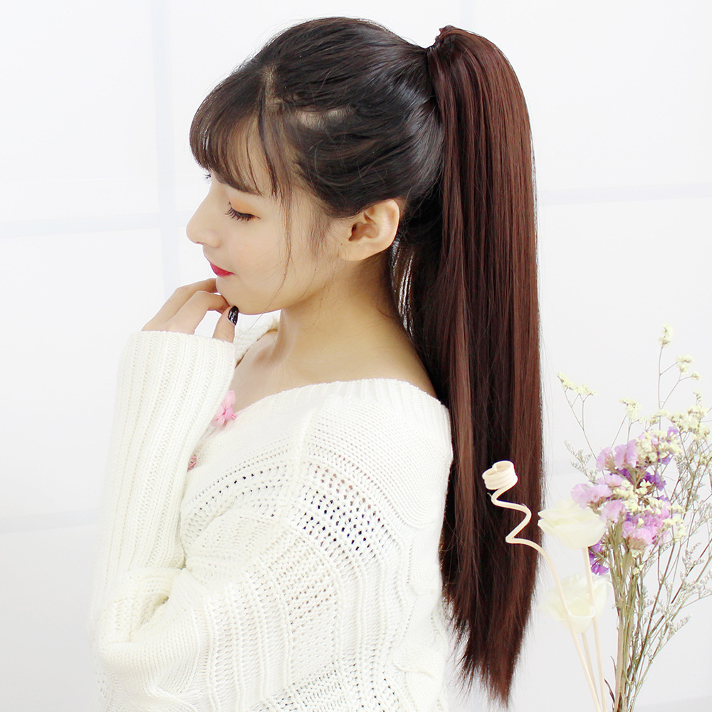 Ngoạm kẹp tóc giả thẳng dài 😍FREESHIP😍 quặm tóc giả nữ, kẹp ngoạm tóc giả nữ, tóc giả nữ kẹp ngoạm