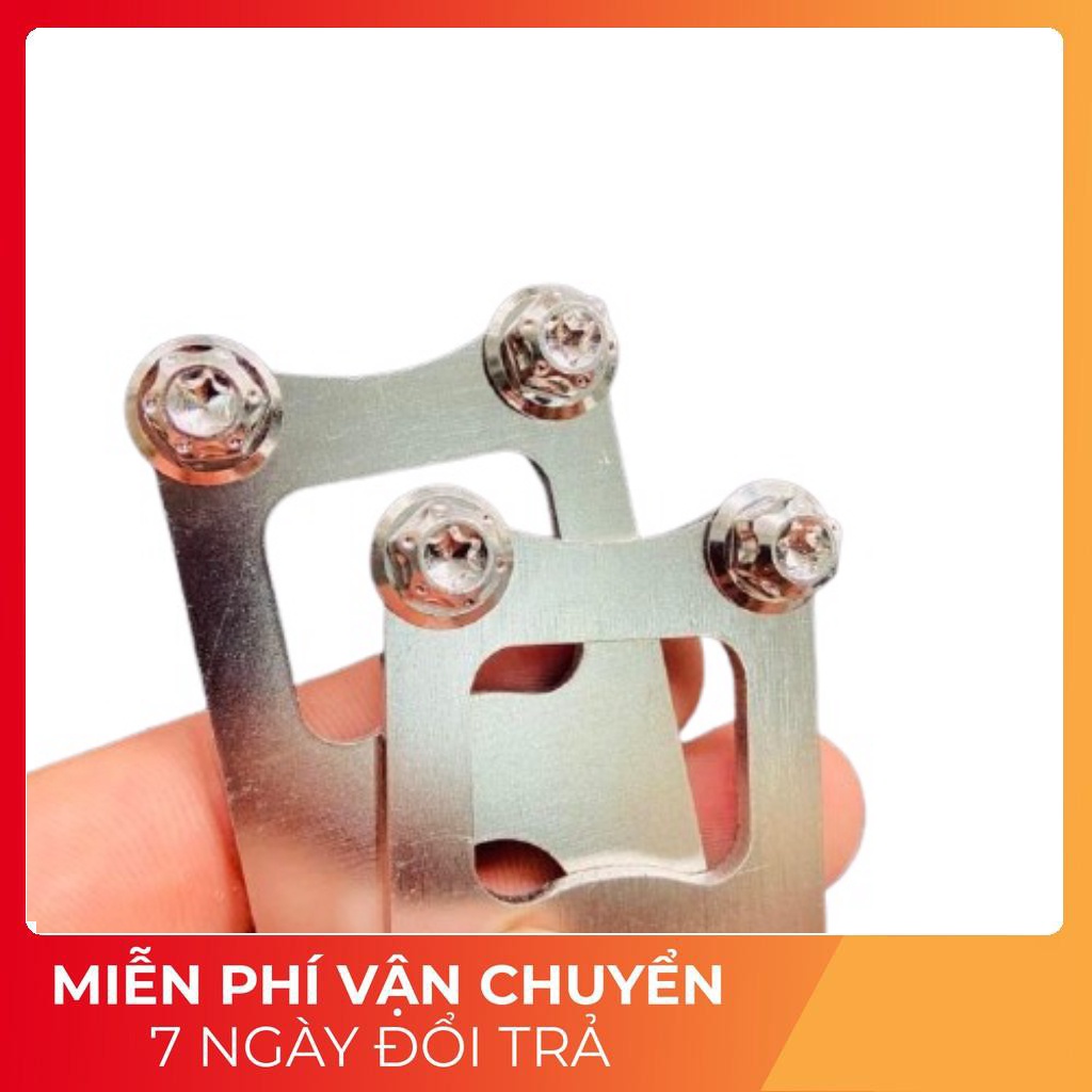 Nẹp Gấp Inox, Nhôm Gắn Được Cho Tất Cả Các Dòng Xe Gấp Vuông (Giá Chưa Kèm Ốc)