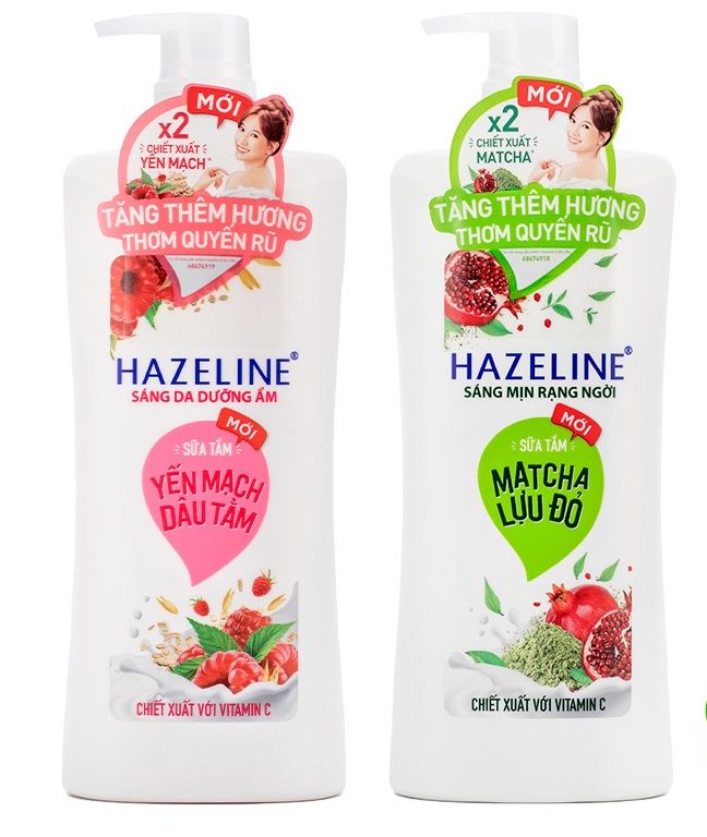 Sữa tắm dưỡng sáng da Hazeline chai 1kg
