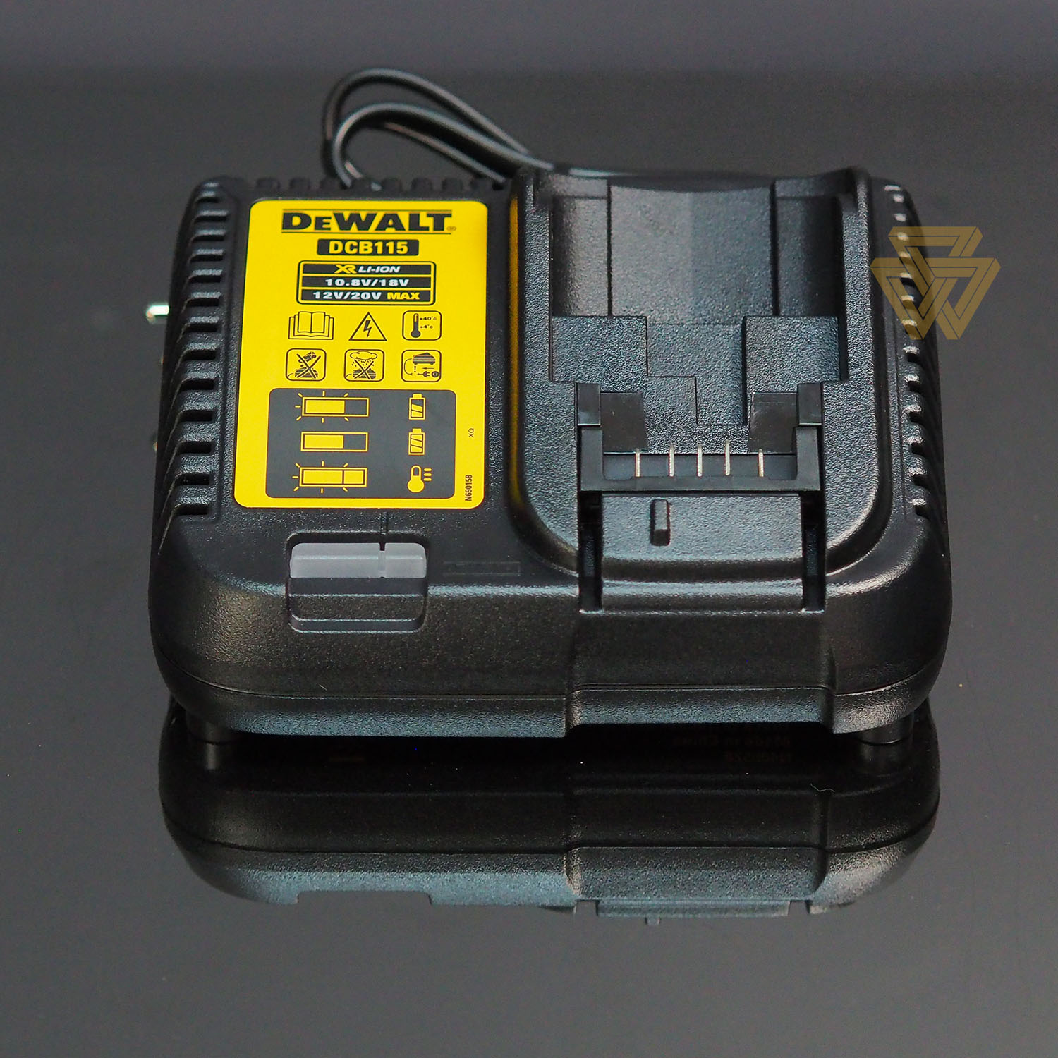 Bộ sạc pin nhanh lithium 10.8-18v dewalt dcb115-kr