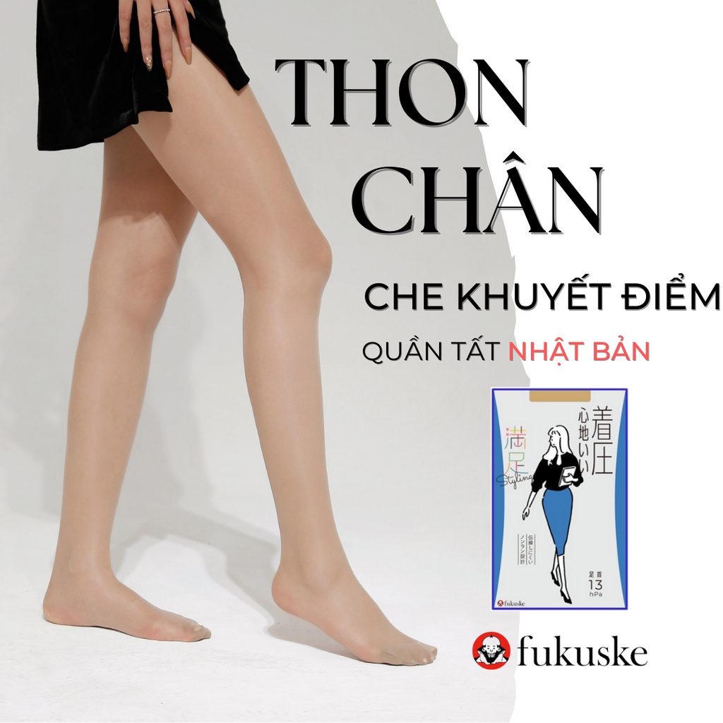 Quần tất nữ Nhật Bản Fukuske Bó form tôn dáng thon chân - Che khuyết điểm - Bản 2021 - BAHACHIHA