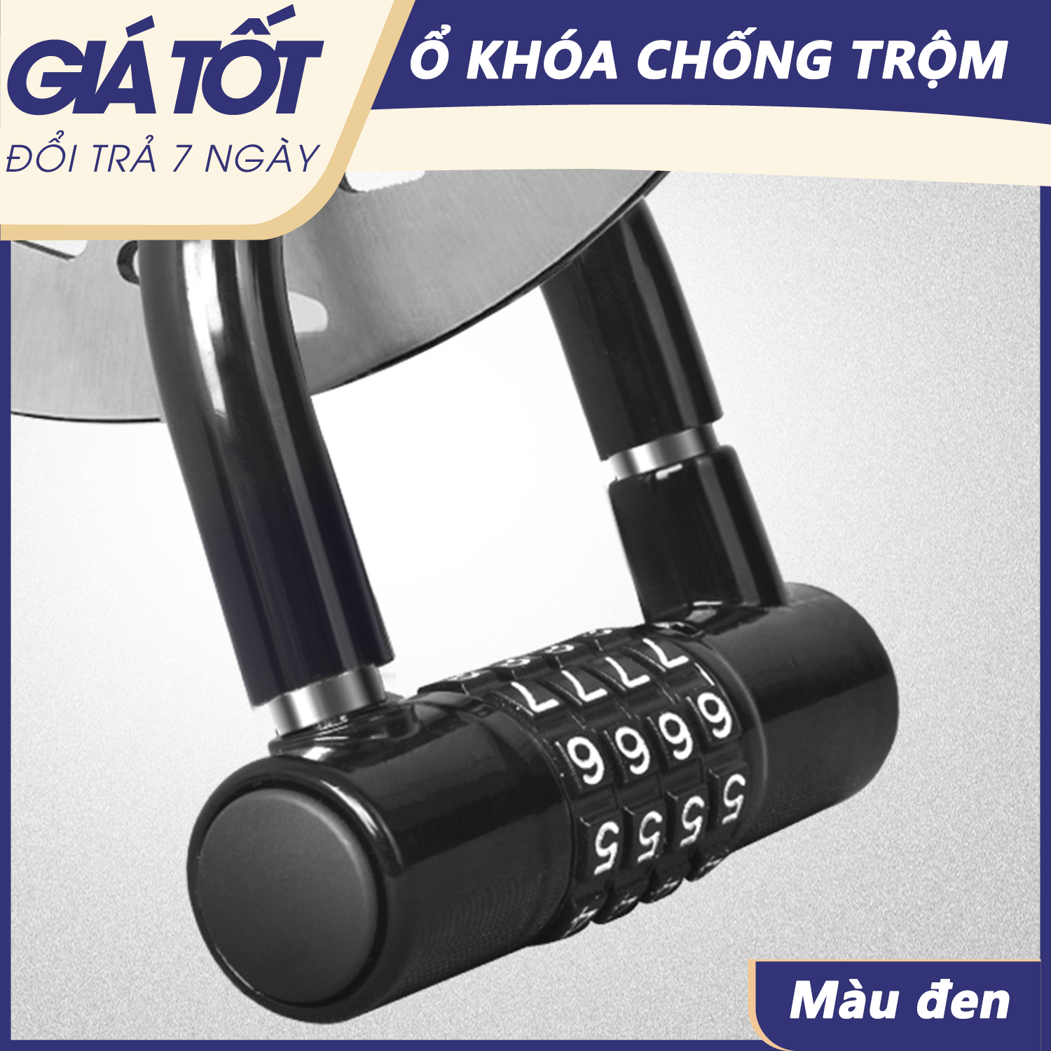 Ổ khóa chống trộm,ổ khóa thép - Khóa chống trộm, Ổ khóa chữ U, khóa số, khóa chống trộm xe máy, chất liệu thép chống gỉ cao cấp - Hỗ trợ đổi trả 7 ngày