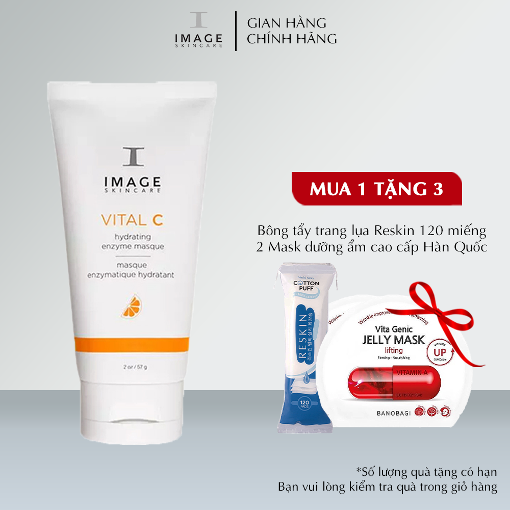 Mặt nạ dưỡng ẩm phục hồi tổn thương Image Skincare Vital C Hydrating Enzyme Masque 57g - Image Skincare Official Store