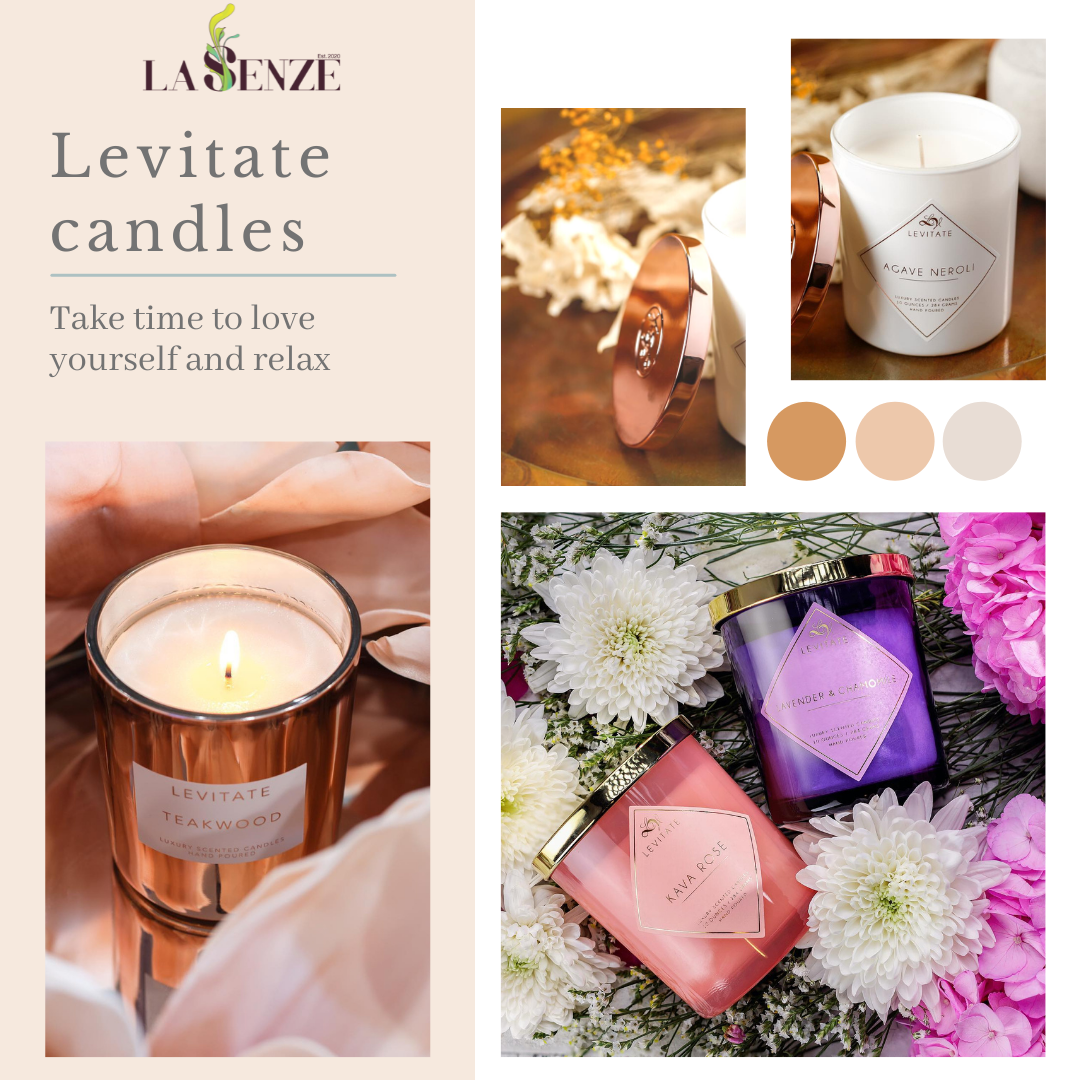 Nến thơm cao cấp lavitate candle - usa brand