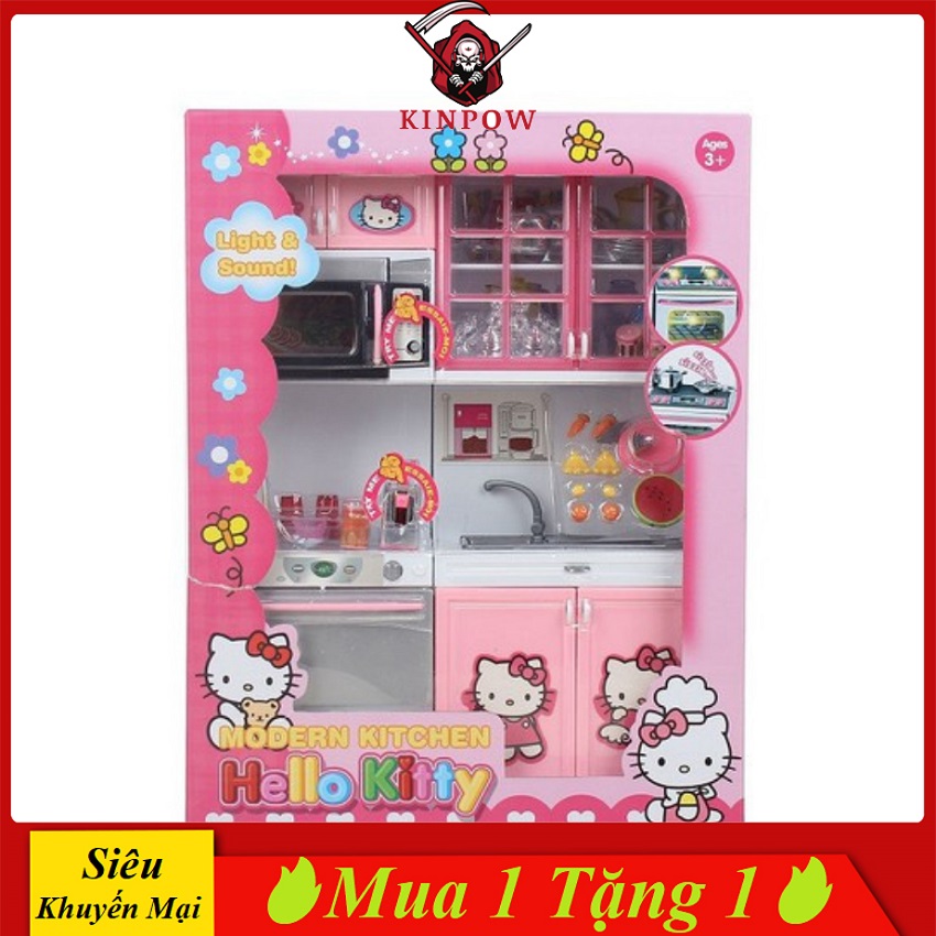 Đồ Chơi Tủ Bếp Nấu Ăn KINPOW Màu Hồng Có 2 Ngăn, Màu Hồng Nổi Bật, Có Tiếng Nấu Ăn Vui Nhộn Thích Thú