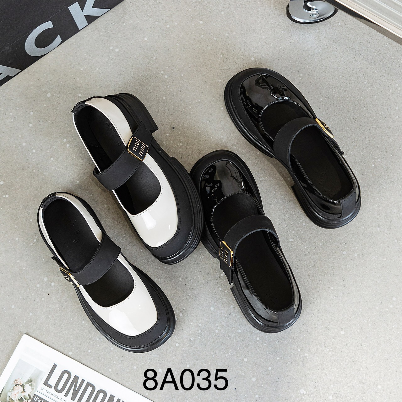 Giầy búp bê nữ hàng qccc cao 4cm