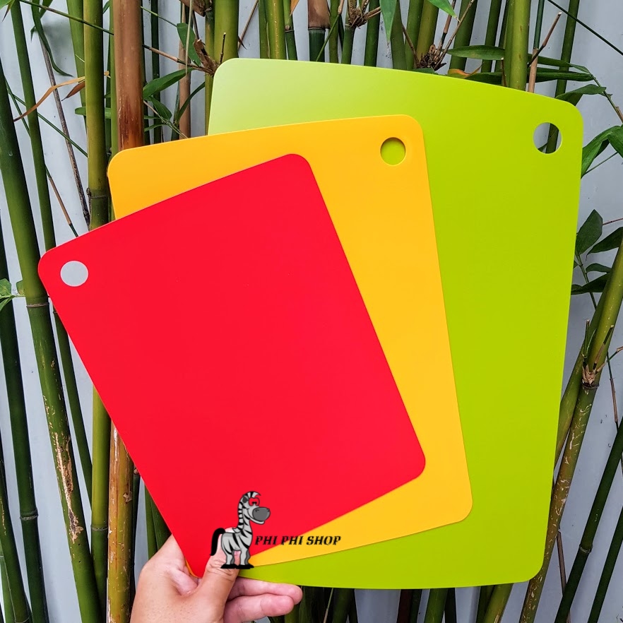 Bộ 3 thớt nhựa uốn dẻo Lock&Lock P&Q Color Sheet P-00048