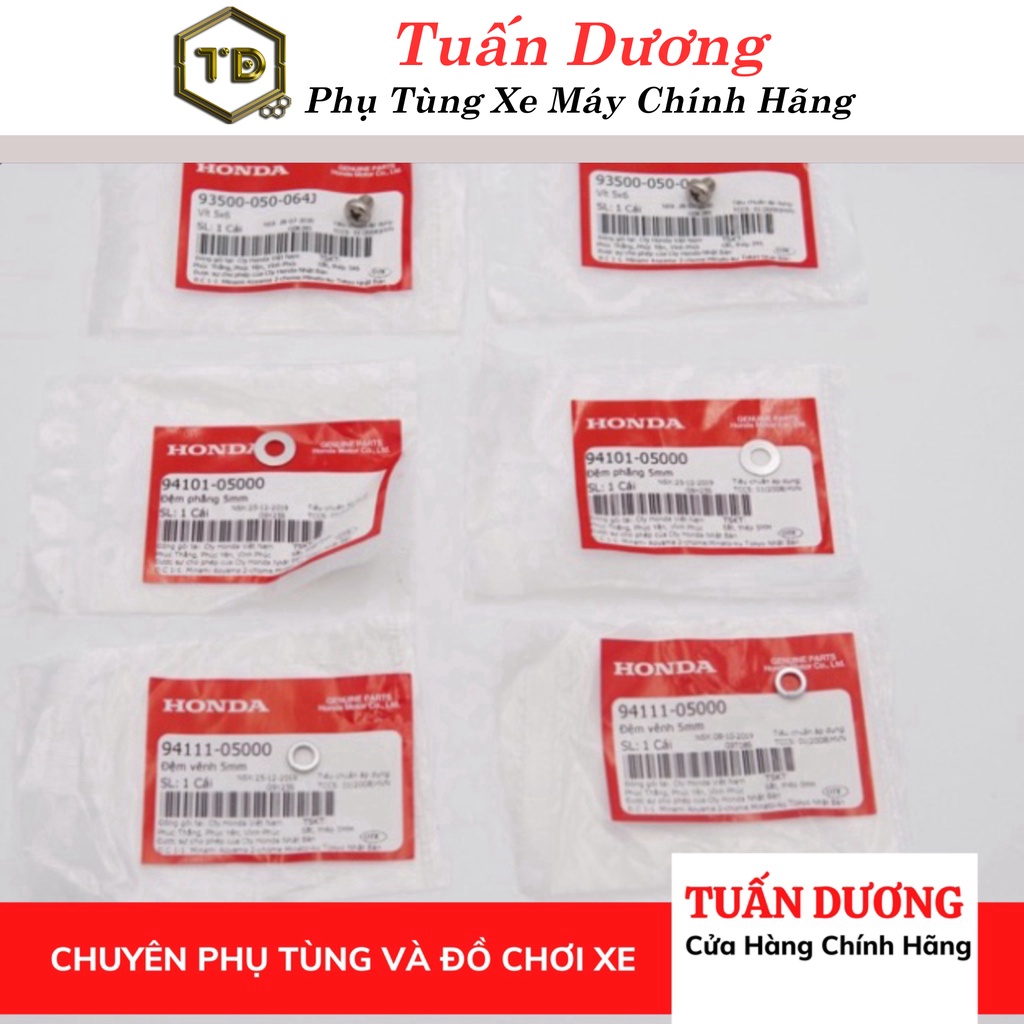 Ốc bắt nẹp cổ pô xe dream wave zin - ốc gắn cổ bô các dòng xe hàng honda 100% lắp dream thái, dream việt