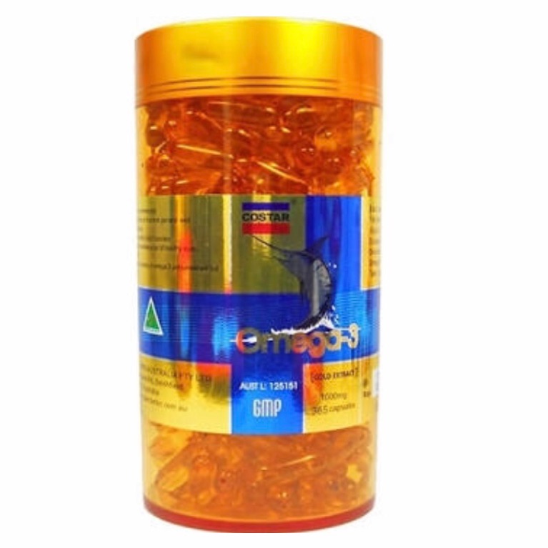 [HCM]Dầu cá Omega 3 Costar Úc 1000mg 365 viên của Úc