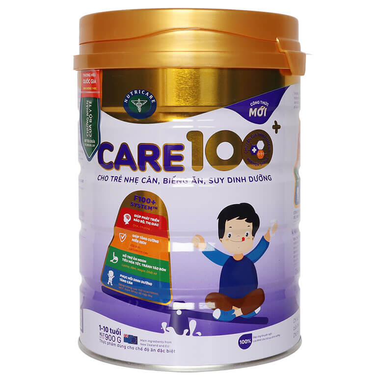 Sữa care 100+ 900g