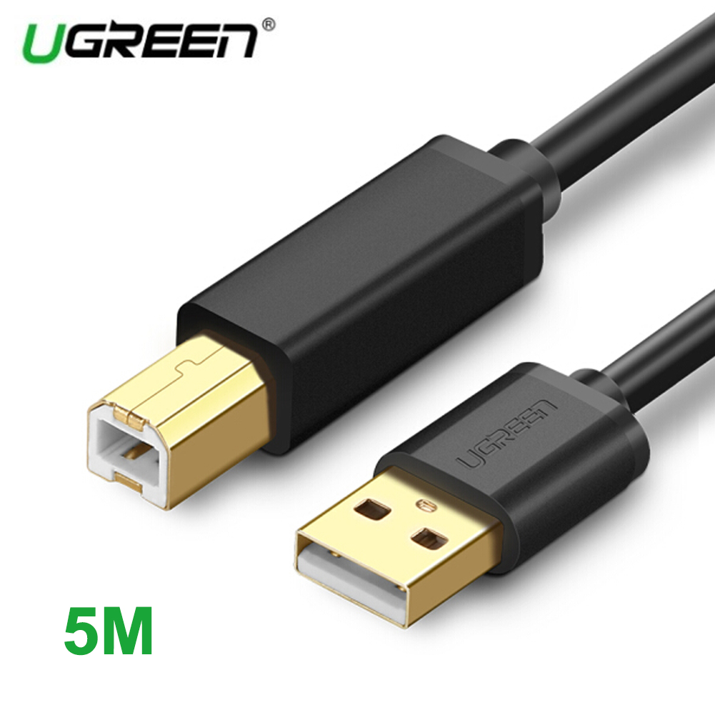 Cáp máy in usb 2.0 cao cấp dài 5m ugreen 10352