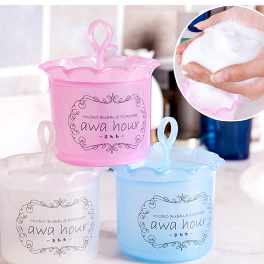 Dụng cụ tạo bọt sữa rửa mặt siêu xinh tiện lợi, cốc tạo bọt sữa rửa mặt