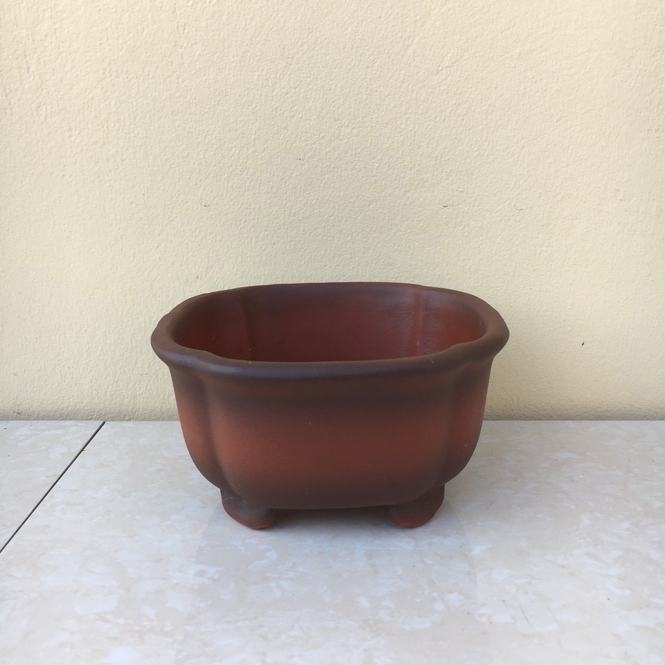 Chậu bonsai Áng mây mini đất nung gốm Bát tràng 1 size BM-37