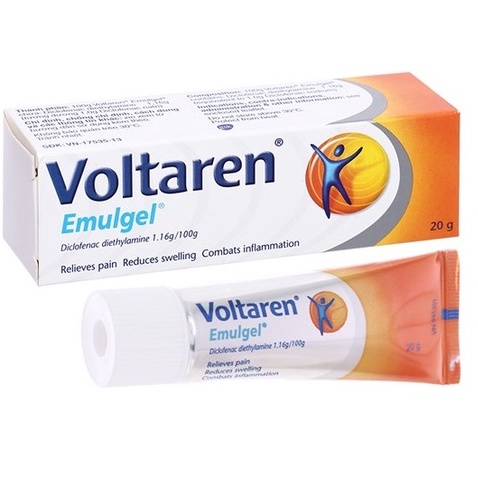 Voltaren emulgel tuýp 20g - giảm đau nhhanh hiệu quả