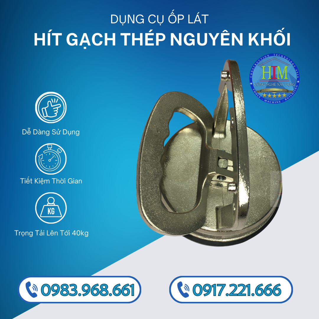 HÍT GẠCH ĐƠN 40 KG BẰNG THÉP NGUYÊN KHỐI NHẬP KHẨU CHÍNH HÃNG ĐÀI LOAN