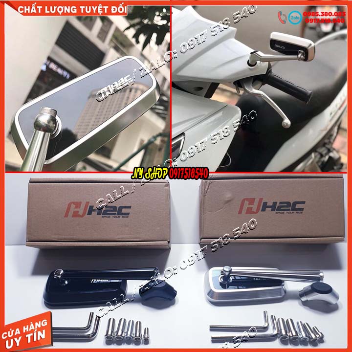 GƯƠNG CHIẾU HẬU H2C HÀNG ĐẸP ( GIÁ 1 CHIẾC )