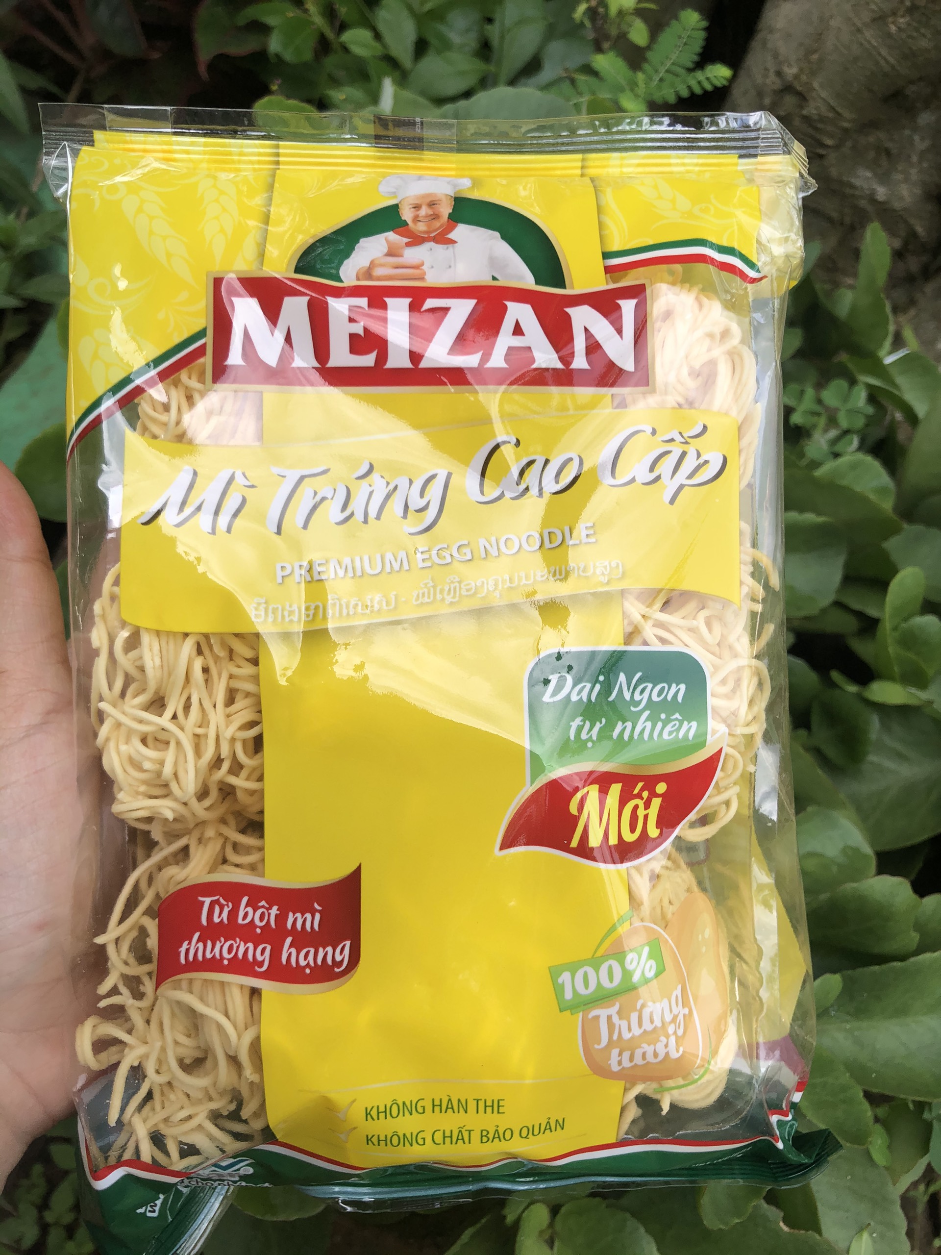 Mì trứng cao cấp meizan gói 250g. date 06.2022