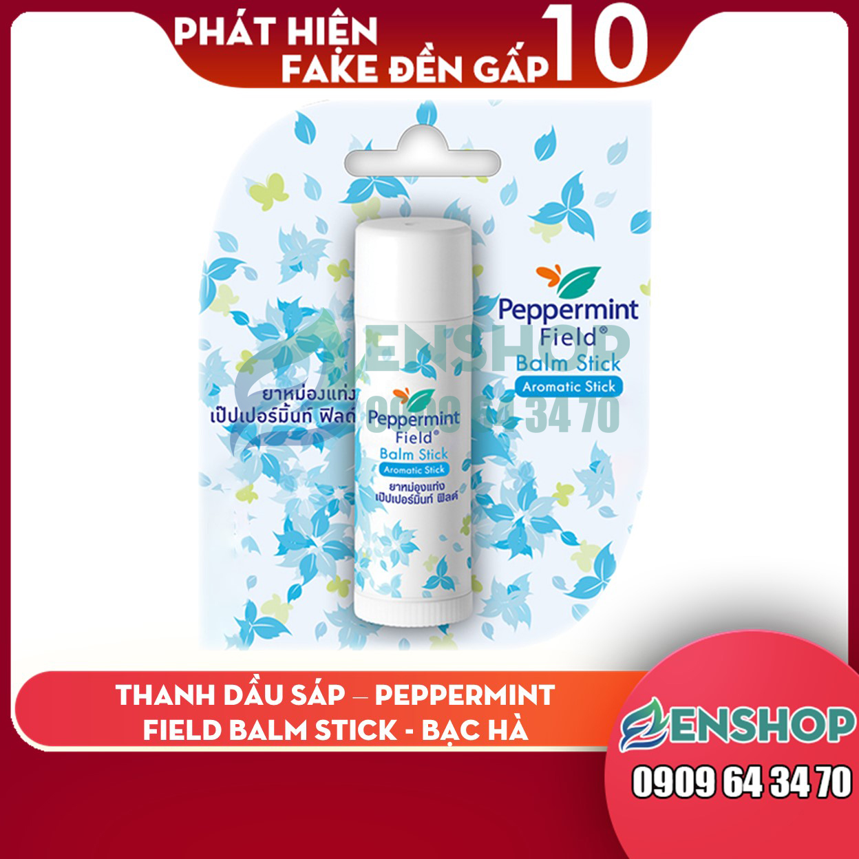 Thanh dầu sáp peppermint field balm stick thái lan - 6gr | zenshop.net