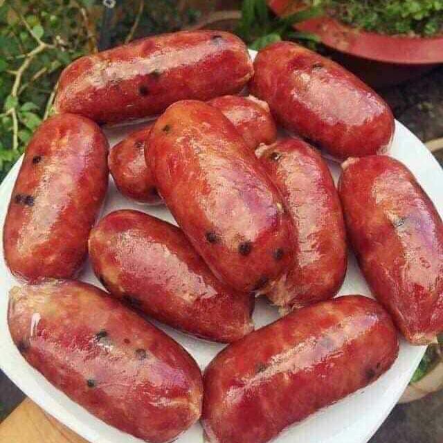 Lạp xưởng mai quế lộ hộp 500g, Lap xuong bo - Lạp xưởng Heo Tiêu Tươi, Thơm, Ngon, Ngọt, Bổ dưỡng - Cam kết chất lượng, không ngon được hòa tiền. lạp xưởng với 80% thịt nạc - 200G