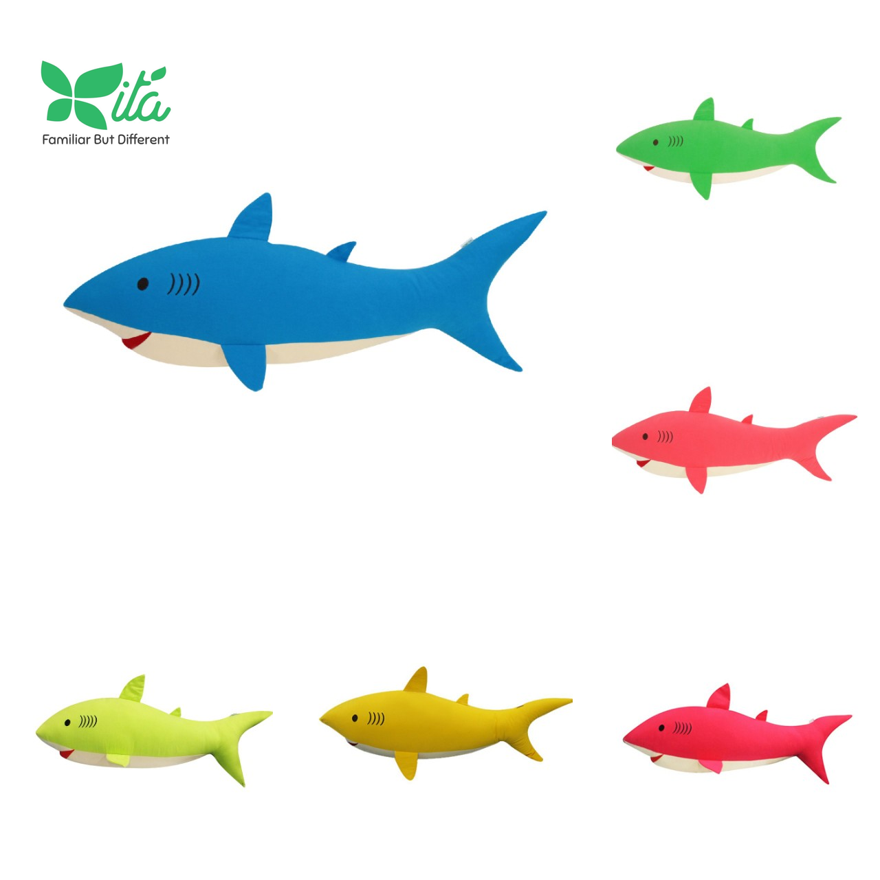 Gôi ôm Cá Mập, thú bông Cá Mập, thú bông Con Cá Hometex