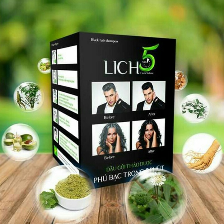 Dầu Gội Thảo Dược Hoàn Toàn Từ Thiên Nhiên LICH 5