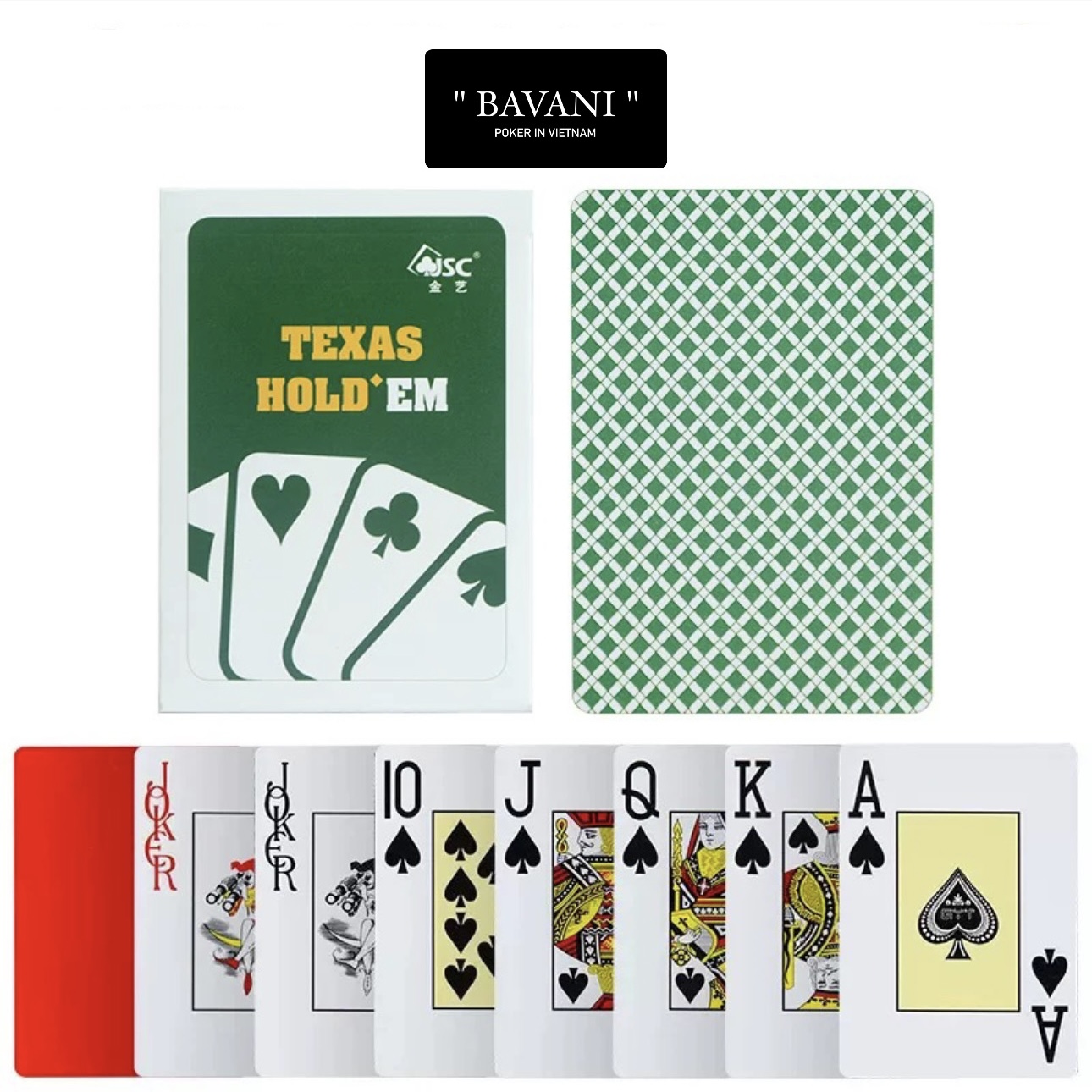 Bài Poker, Bài Tây 100% Nhựa PVC Cao Cấp , Tổng Hợp Các Mẫu Xu Hướng - Lá To , Số To , Chống Nước