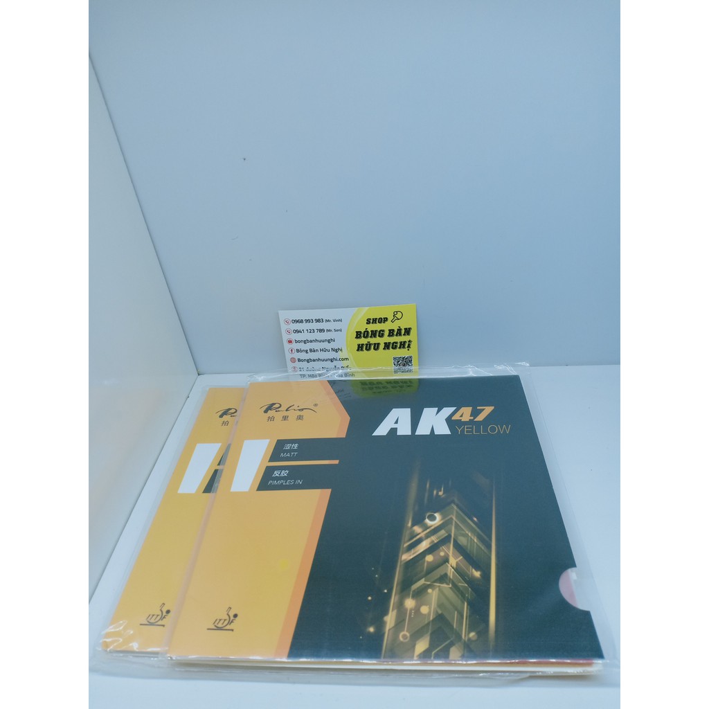 Mặt vợt palio ak47 yellow, cam kết hàng đúng mô tả, chất lượng đảm bảo an toàn đến sức khỏe người sử dụng