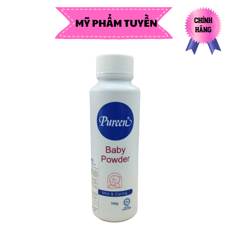 Phấn rôm dịu nhẹ Pureen cho bé 100g