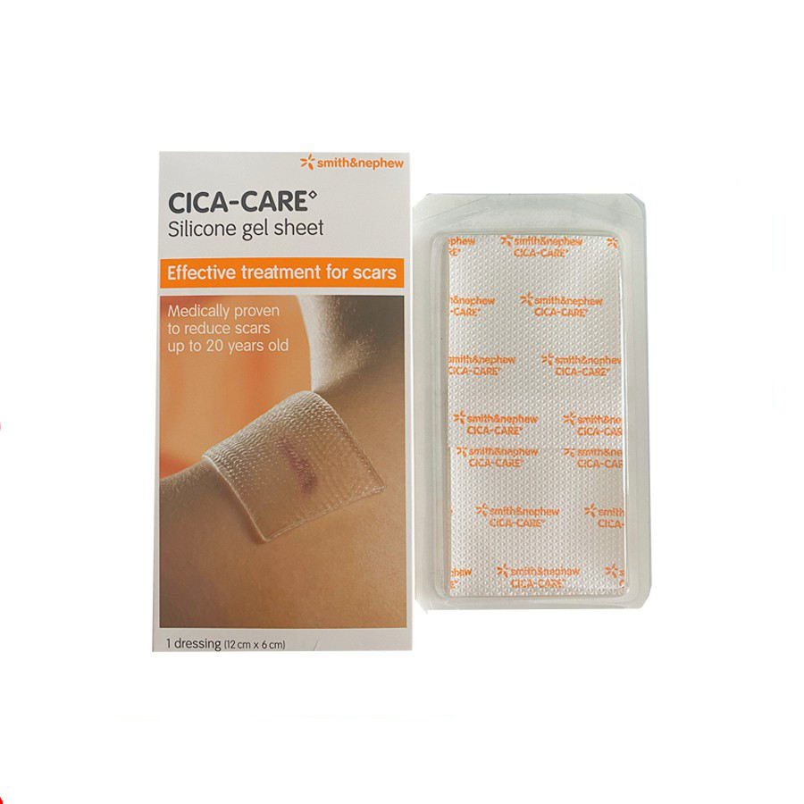 MIẾNG DÁN SẸO CICA CARE 12 x 6CM - KHẮC TINH CỦA SẸO LỒI
