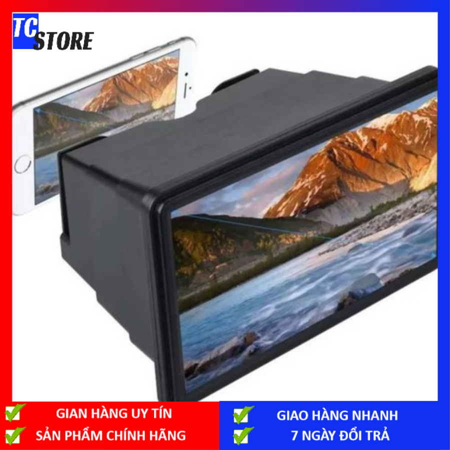 KÍNH 3D PHÓNG TO MÀN HÌNH ĐIỆN THOẠI SIÊU NÉT CÓ THỂ GẤP LẠI TIỆN LỢI - BỘ KHUYÊCH ĐẠI CHÂN ĐẾ