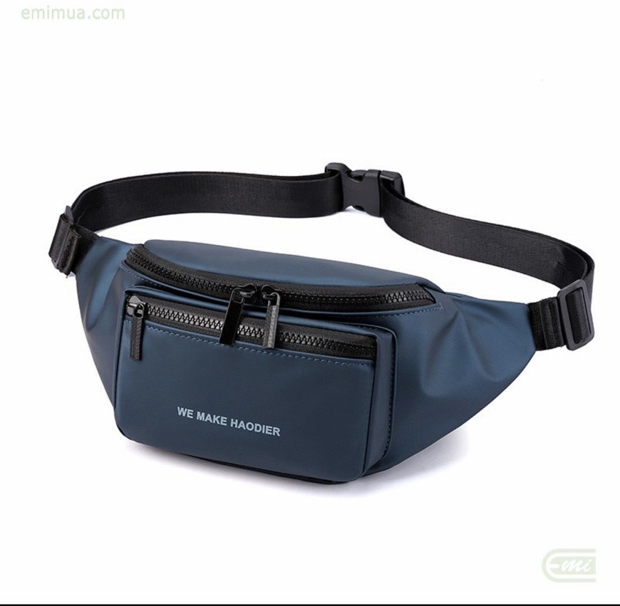 Túi đeo chéo nam phong cách Hàn Quốc - Túi bao tử nam chống nước, chống bám bụi