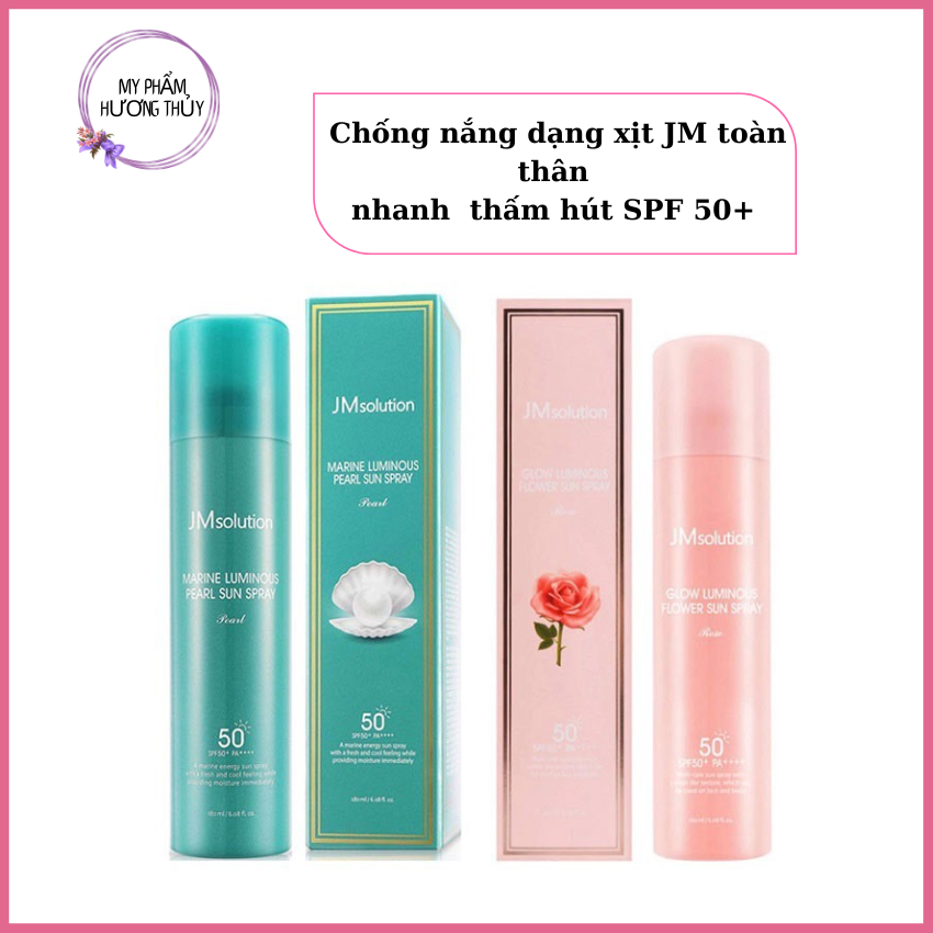 Chống nắng dạng xịt jm solution spf50+ pa++++ 180ml