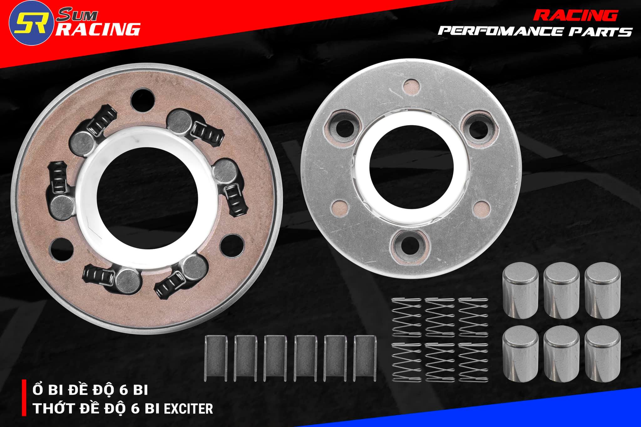 THỚT ĐỀ ĐỘ 6 VIÊN ATE EXITER150 & EX135(5S)