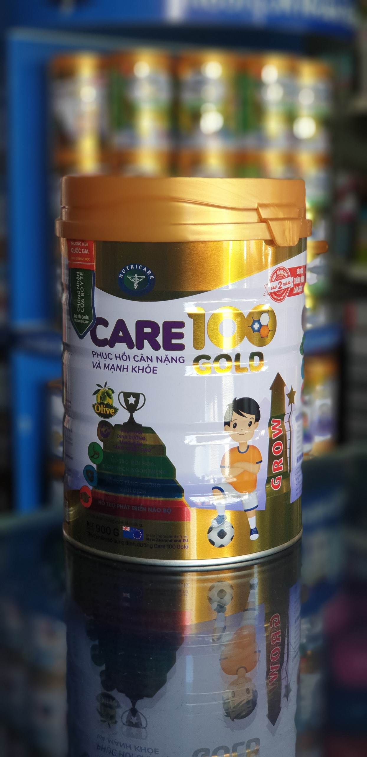Sữa nutricare 100 gold mẫu mới