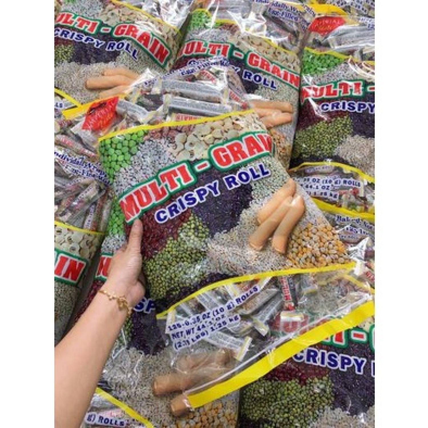 Bánh Ngũ Cốc Multi Grain Crispy Roll 1,25kg Bịch siêu to khổng lồ.