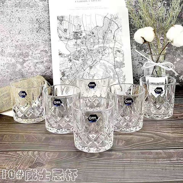 Bộ 6 Ly Cốc Đẹp 250ml thủy tinh cao cấp đế dày