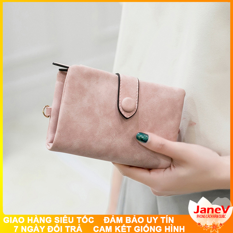 [HCM][5 MÀU] Ví Nữ Mini Ngắn Cầm Tay Cao Cấp Sang Trọng Phong Cách Hàn Quốc TVNN130