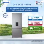 Tủ lạnh Panasonic Inverter 377L NR-BX421GUS9 Ngăn đông mềm Lấy nước ngoài