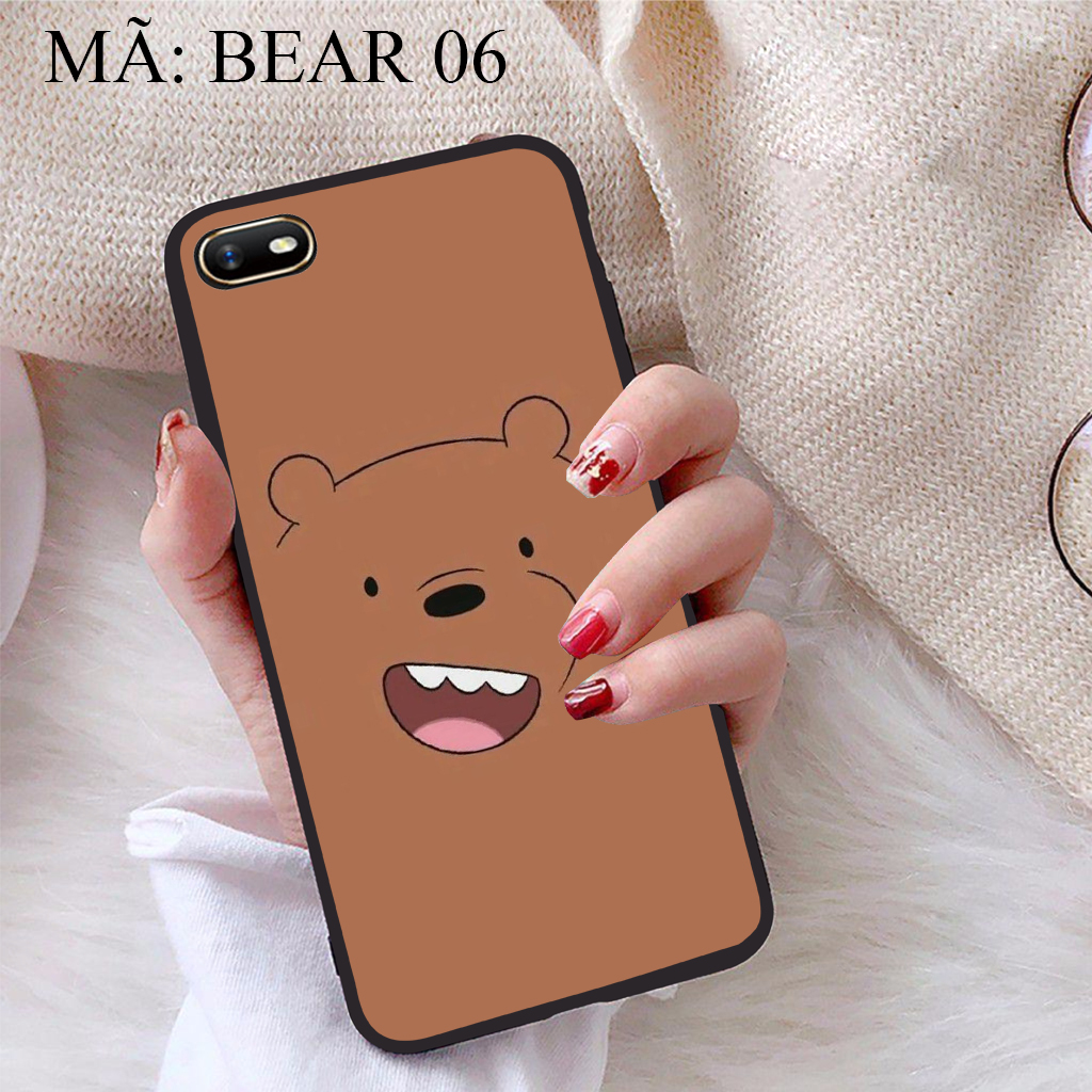 Ốp lưng iCase dành cho Oppo A1K viền dẻo TPU BST Chúng ta là Gấu