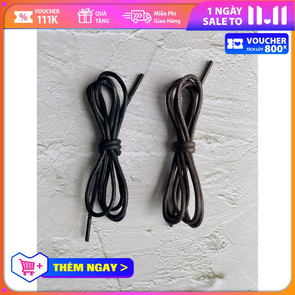 Bộ dây giày Manlio Legat bản tròn dành cho mọi loại giày da DG002-01
