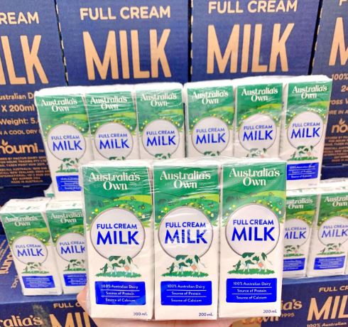 Thùng 24 hộp Sữa nguyên kem Australia s Own 200ml