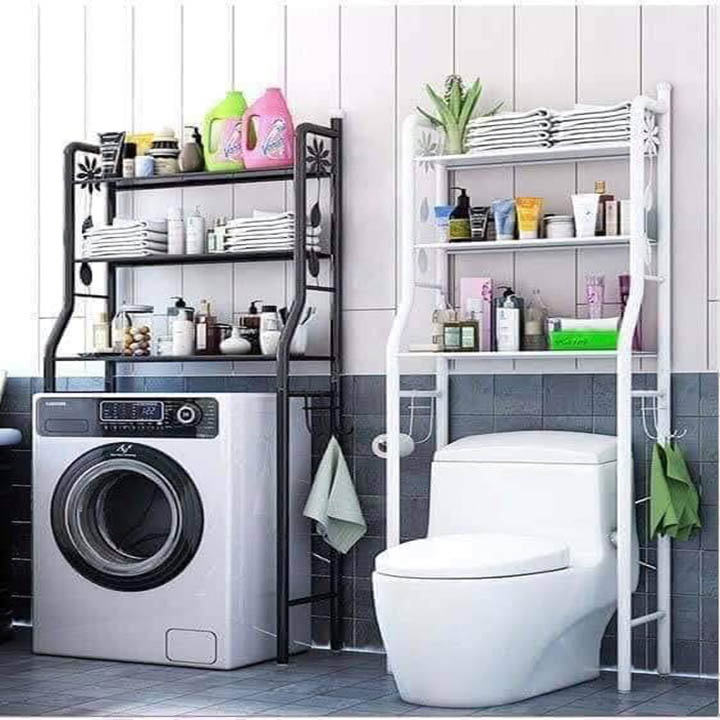 [SIÊU TIỆN LỢI] Kệ nhà tắm thông minh, Kệ để đồ nhà tắm khung sắt đa năng tiện lợi dễ lắp ráp, kệ máy giặt tiết kiệm không gian Pihouse