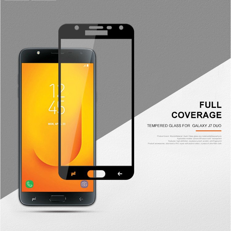 Miếng dán kính cường lực samsung j5 prime full màn hình siêu bền.