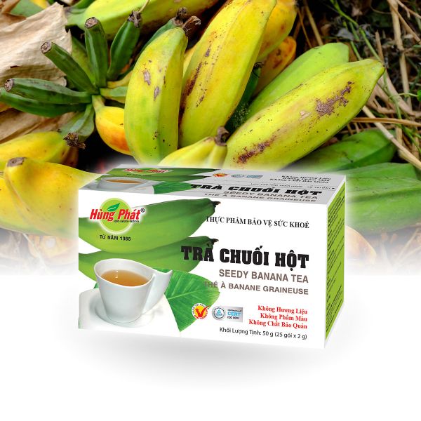 Trà chuối hột- trà hùng phát