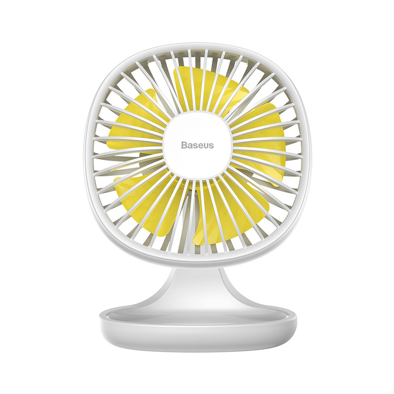 Quạt Mini Baseus Cổng USB micro 3 chế độ gió tiện ích văn phòng nhỏ gọn Pudding-Shaped Fan - Phân phối bởi Baseusstore CXBD