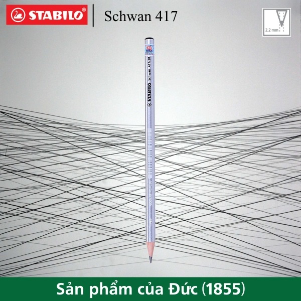 Bút chì gỗ stabilo schwan pc417s-2b