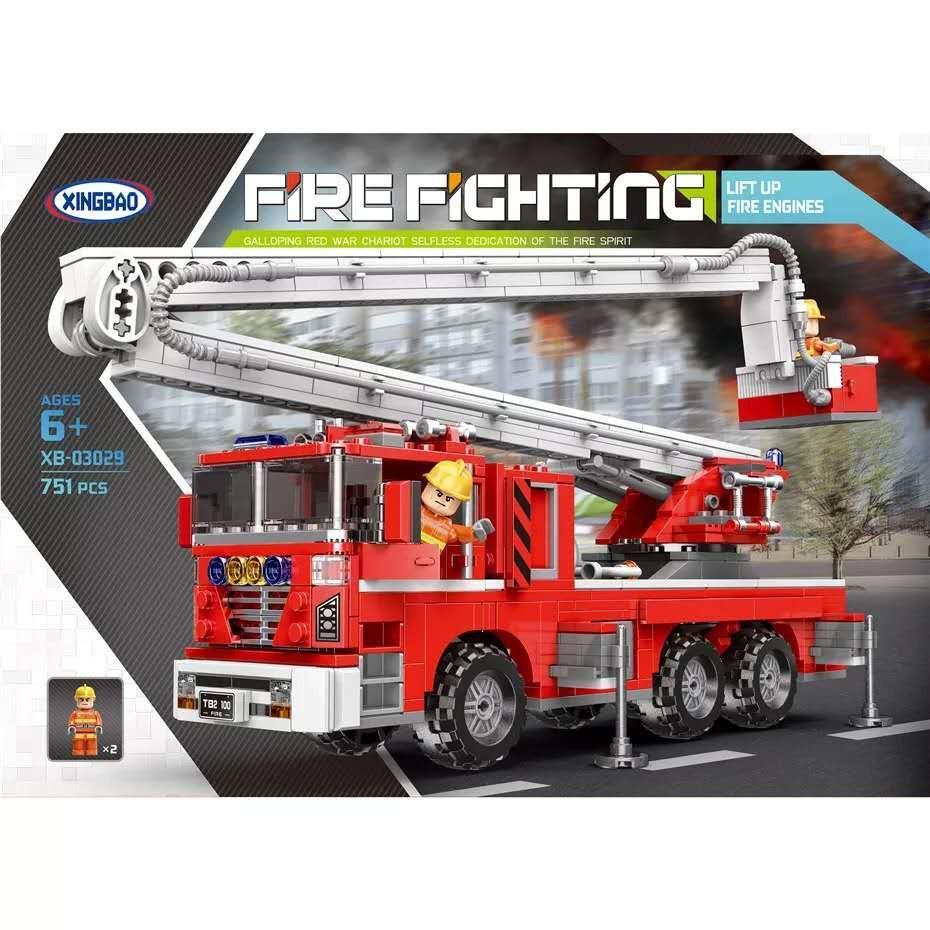 Hộp lắp ráp xe cứu hoả Xingbao 03029
