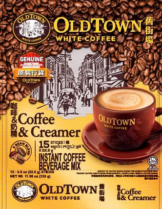 [MẪU MỚI 339g] Cà phê trắng hòa tan 2 in 1 Oldtown White Coffee - Cà phê & Kem