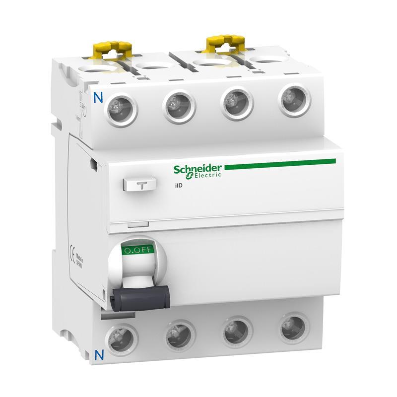 Cầu dao chống rò rccb acti9 4p 40a/63a 30ma -a9r71440_schneider